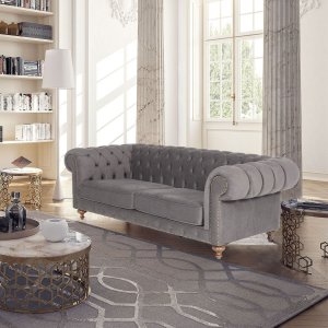 London 3-Sitzer-Sofa - Grau