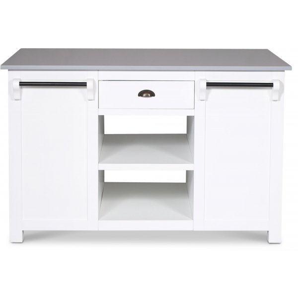 Kcheninsel Heritage - Wei / Grau