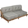 Graues 2-Sitzer-Sofa Heriya aus recyceltem Material