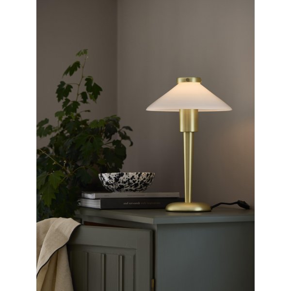 August Tischlampe - Opalglas - 34 cm August Tischlampe - Opalglas - 34 cm