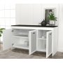 Done Sideboard - Wei/Dunkelbraun