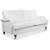 Howard London Premium 4-Sitzer Sofa gerade - Weiß PU