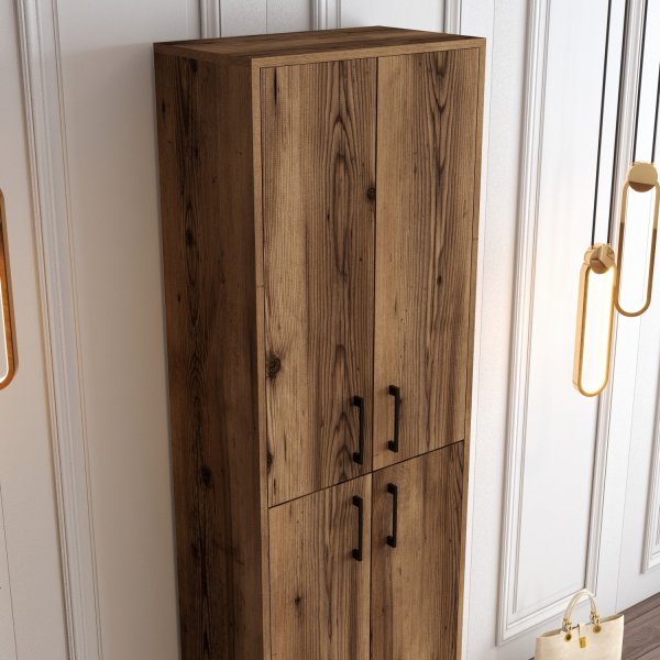 Berliner Schuhschrank - Nussbaum Berliner Schuhschrank - Nussbaum