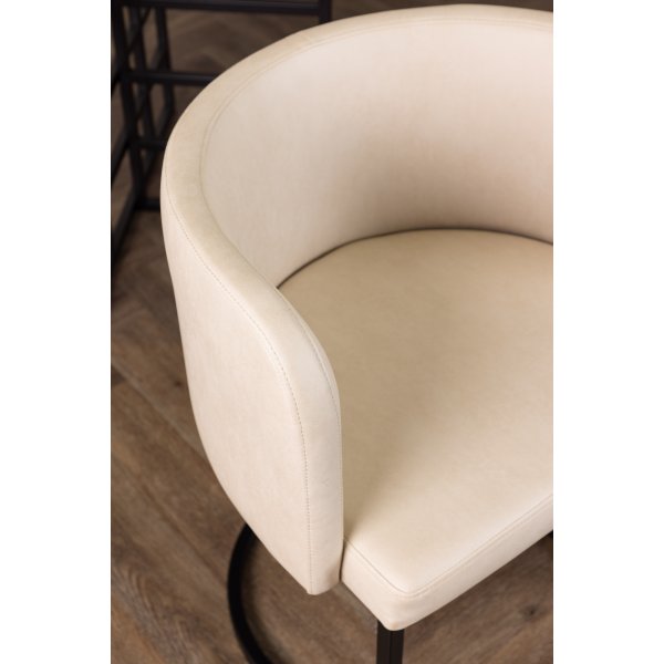 Simrishamn Sessel - Beige/Schwarz