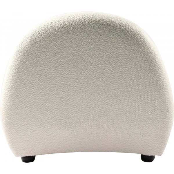 Boogi-Sessel aus cremefarbenem Boucle / Teddy