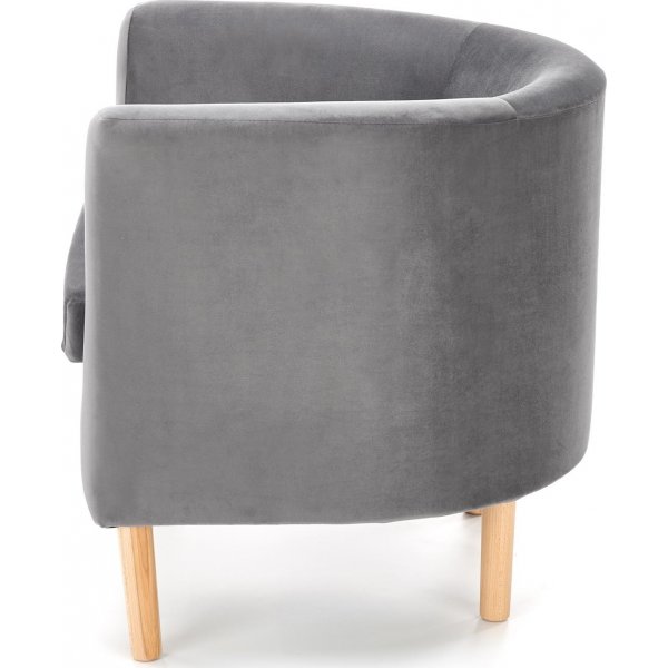 Sessel Seal - Grauer Samt Sessel Seal - Grauer Samt