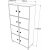 Marken Schrank - Barock/Anthrazit