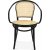 Stuhl Nr. 30 mit Rckenlehne und Sitzflche aus Rattan - Beliebige Farbe des Gestells