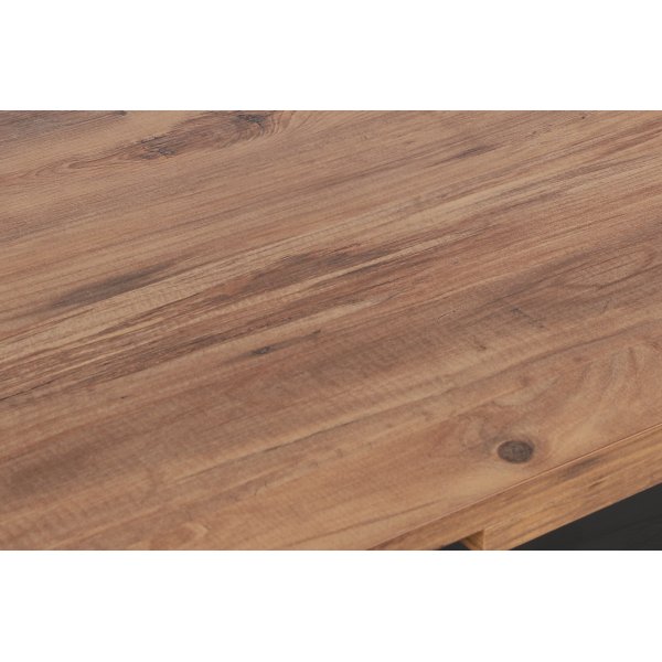 Polo Esstisch 110-170 x 75 cm - Walnuss/Schwarz Polo Esstisch 110-170 x 75 cm - Walnuss/Schwarz