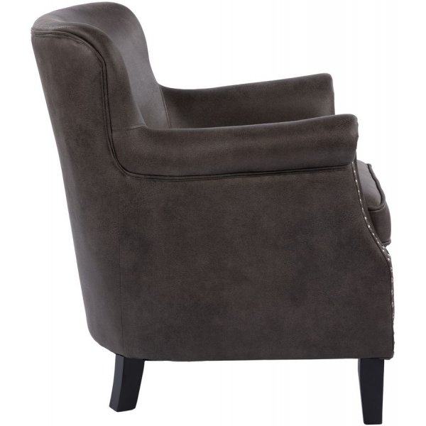 Norberg Sessel - Grau vintage PU + Textilreinigung für Möbel Norberg Sessel - Grau vintage PU + Textilreinigung für Möbel