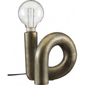 Hinweis Swirl Tischlampe - Messing - 18 cm