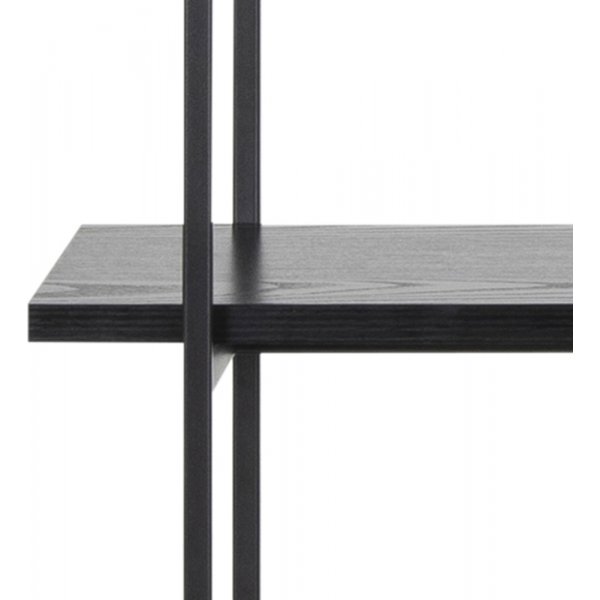 B�cherregal Angus 172 cm - Schwarz