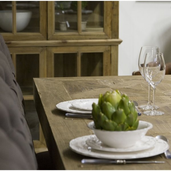 Tisch 280x100 cm rustikales Holz - Palma