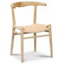 Essgruppe PiPi Esstisch oval 240 cm inkl. 6 Berit Esszimmersthle - Natur/repsit