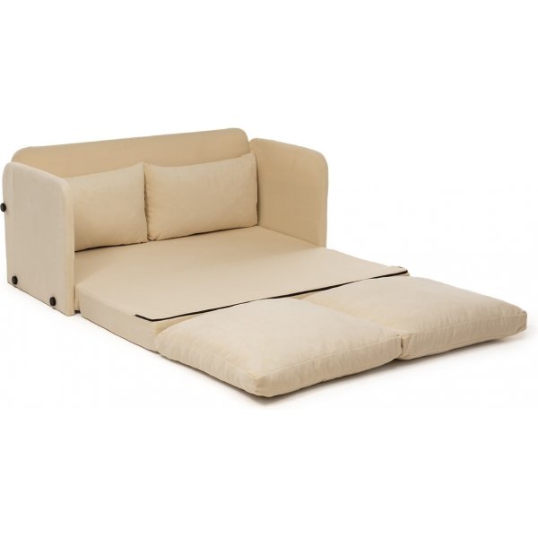 Saga 2-Sitzer-Schlafsofa - Creme