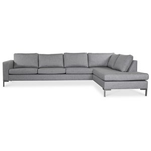 Nova 3-Sitzer Sofa mit offenem Abschluss - Rechts + Mbelpflegeset fr Textilien