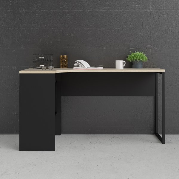 Function Plus Schreibtisch 145,1 x 81 x 76,8 cm - Schwarz/Eiche Function Plus Schreibtisch 145,1 x 81 x 76,8 cm - Schwarz/Eiche