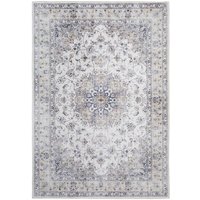 Maschinengewebter Teppich Cleo Tabriz - Grau/Gold Maschinengewebter Teppich Cleo Tabriz - Grau/Gold