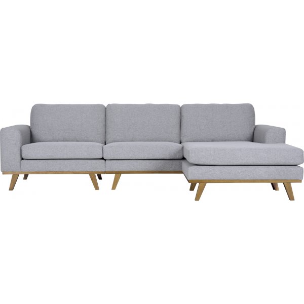 Sofa mit Wende-Diwan grau 283 cm Sofa mit Wende-Diwan grau 283 cm