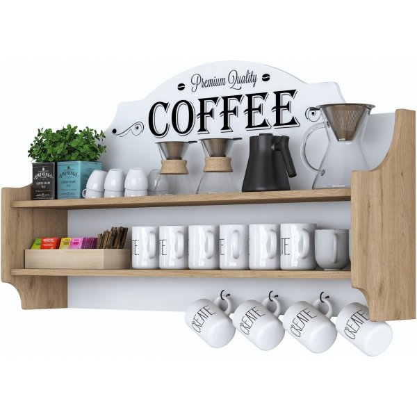 Jericho Regal 137 - Walnuss/Wei