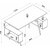 Iommi Schreibtisch 120x60 cm - Anthrazit/Walnuss