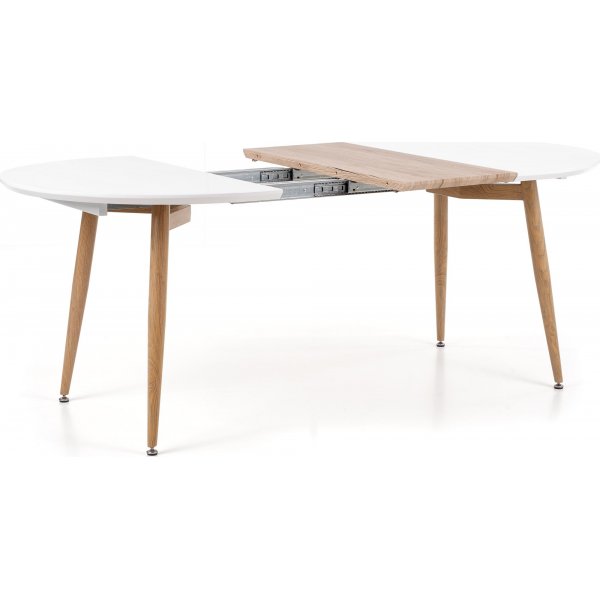 Paloma Esstisch 120-200 cm - Weiß/San Remo Eiche Paloma Esstisch 120-200 cm - Weiß/San Remo Eiche