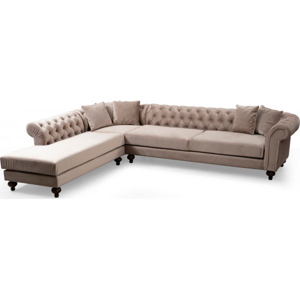 Bogart Ecksofa - Beige