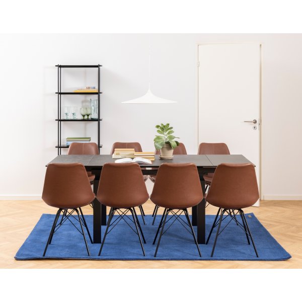 Huddersfield Esstisch 120-200 cm - Schwarz Huddersfield Esstisch 120-200 cm - Schwarz