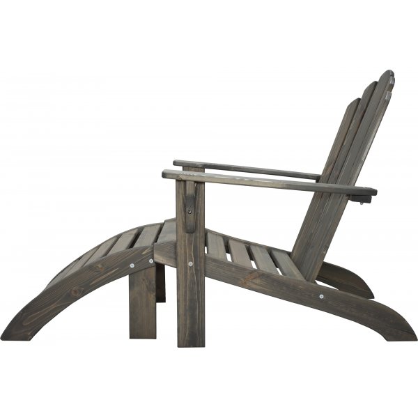 Newport Liegestuhl - Grau