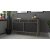 Rome Sideboard mit 2 Schiebetren und 3 Schubladen - Hickory/Schwarz