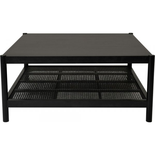 Raffels Couchtisch 90 x 90 cm - Eichenfurnier/Schwarz