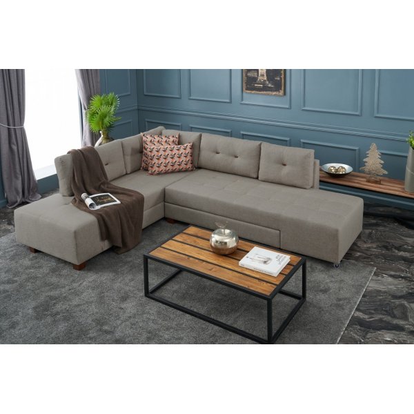 Ecksofa Manama - Creme