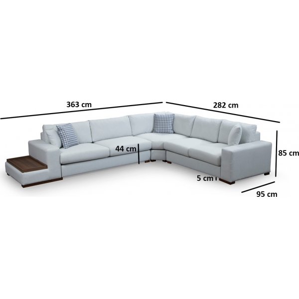 Ecksofa Lombardo - Beige Ecksofa Lombardo - Beige