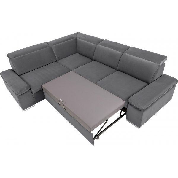 Darby Ecksofa links - Grau