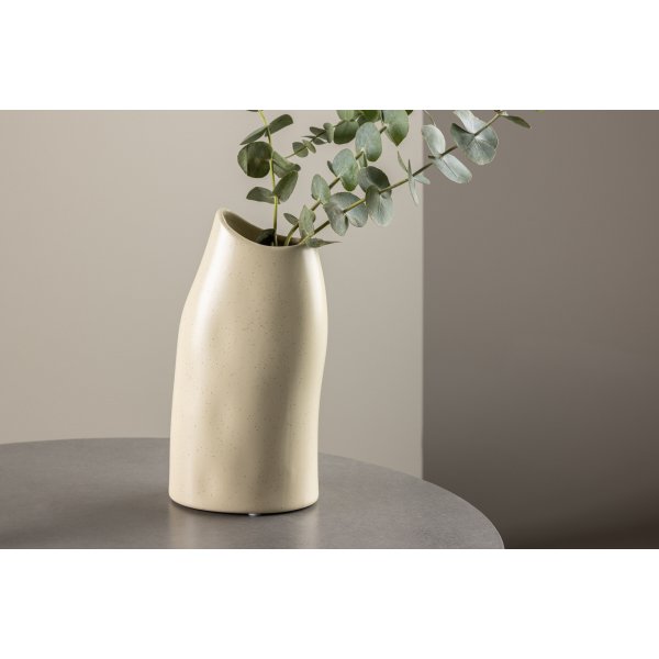 Ernst Vase - Beige/Schwarz Ernst Vase - Beige/Schwarz