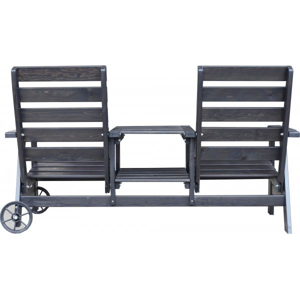 Kingdom Ausziehsofa - Schwarz