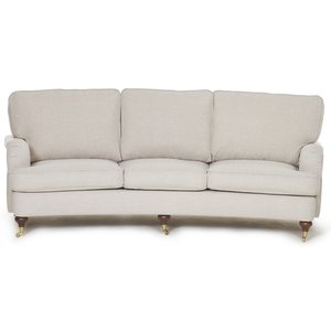 Howard Watford Deluxe 4-Sitzer gebogenes Sofa - Jede Farbe! + Möbelpflegeset für Textilien