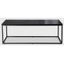 Solano Couchtisch XL 140 cm - Schwarz gebeizte Esche