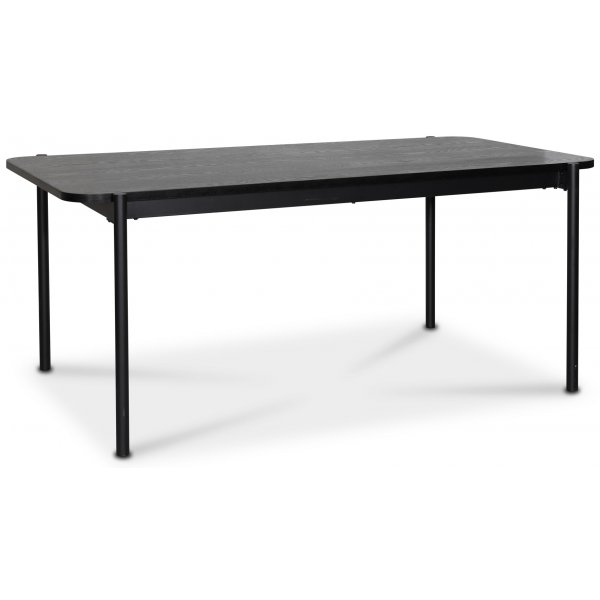 Wayne Esstisch 180x90 cm - Folierung Eiche schwarz gebeizt
