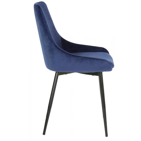 Theo Stuhl - Blauer Samt Theo Stuhl - Blauer Samt