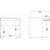 Function Plus Schreibtisch 74,7 x 48,2 x 76,7 cm - Wei/Grau