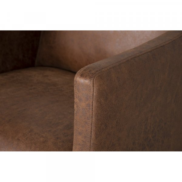 Harpan Sessel - Cognacfarbenes Öko-Leder Harpan Sessel - Cognacfarbenes Öko-Leder