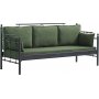 Hampus 3-Sitzer Outdoor-Sofa - Schwarz/Grn