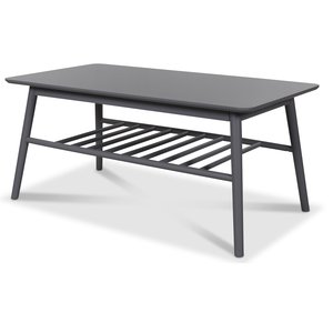 Saltö grauer Couchtisch mit Ablage 110 x 60 cm + Möbelpflegeset für Textilien Saltö grauer Couchtisch mit Ablage 110 x 60 cm + Möbelpflegeset für Textilien