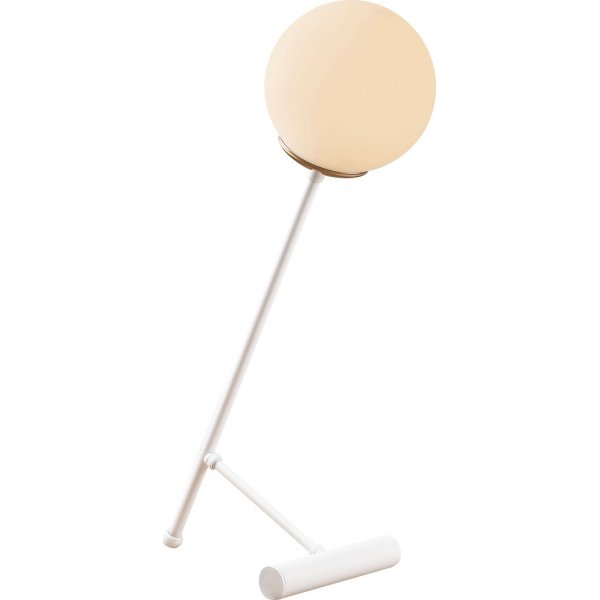 Golf-Tischlampe opal - Wei�