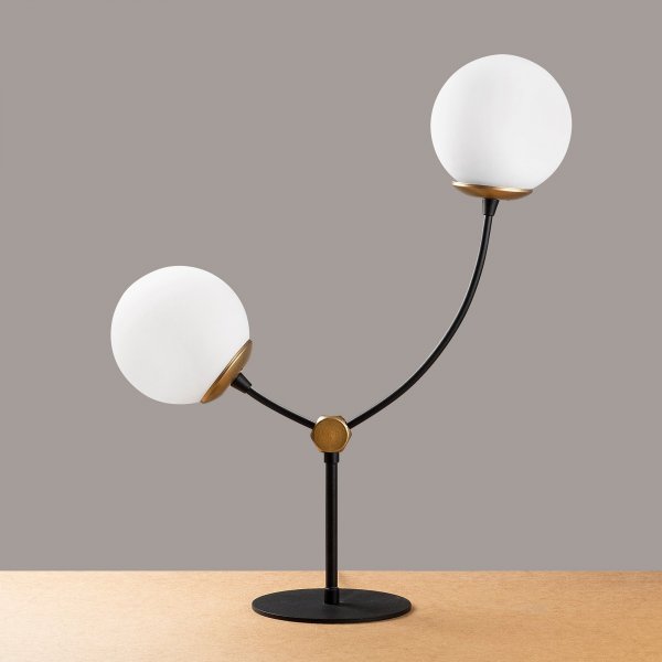 Chromozom Tischlampe - Schwarz/Wei�