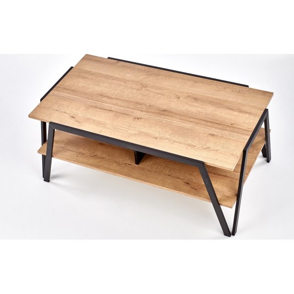 Pavia Couchtisch 113 x 63 cm - Eiche/schwarz