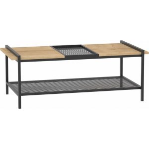 Mata Couchtisch 120 x 56 cm - Walnuss/Schwarz