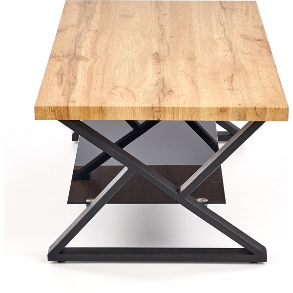 Catja Couchtisch 110 cm - Eiche/schwarz