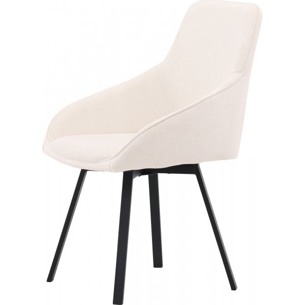 Rosie Esszimmerstuhl - Beige/Schwarz